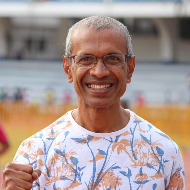 Indian Running Day Mentor Thomas Bobby Philip